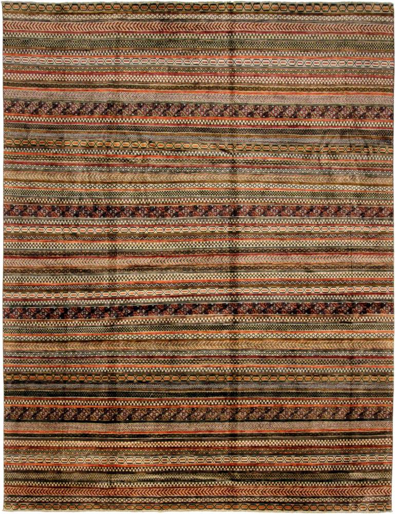 Afghanischer Teppich Ziegler Gabbeh 394x302 394x302, Perserteppich Handgeknüpft