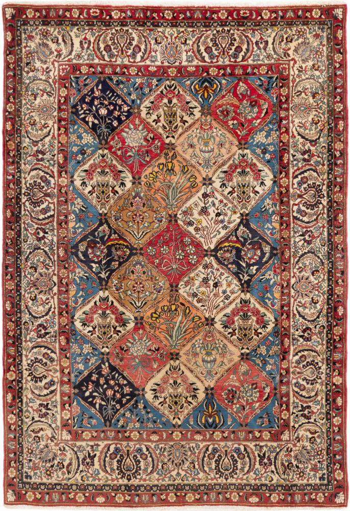 Tapis persan Bakhtiar Chaleshtar 253x173 253x173, Tapis persan Noué à la main