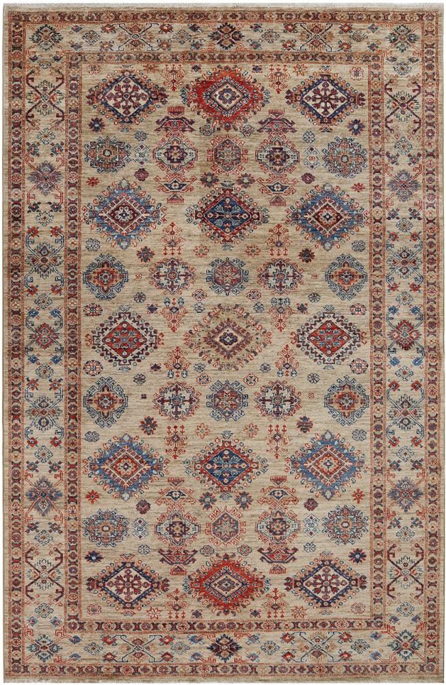 Pakistanilainen matto Kazak 254x166 254x166, Persialainen matto Käsinsolmittu