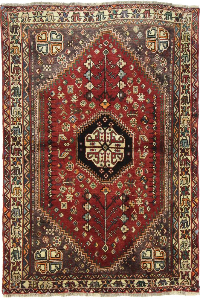 Tapete persa Shiraz 177x120 177x120, Tapete persa Atado à mão