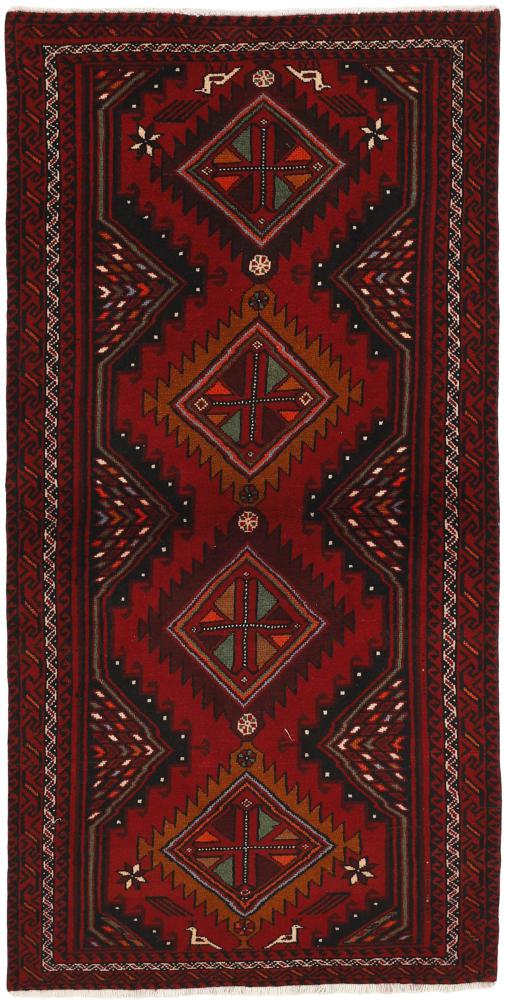 Tapis persan Baloutche 202x94 202x94, Tapis persan Noué à la main