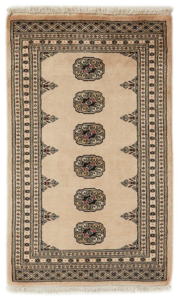 Pakistanischer Teppich Pakistan Buchara 2ply 127x76 127x76, Perserteppich Handgeknüpft
