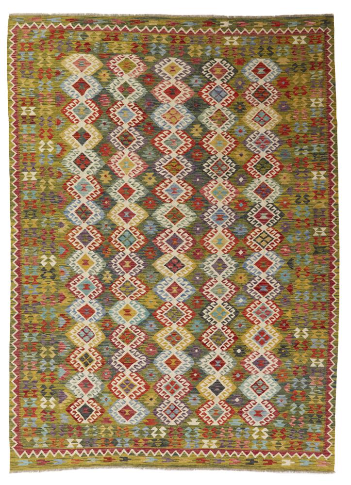 Dywan afgański Kilim Afghan 346x250 346x250, Dywan perski Ręcznie tkane