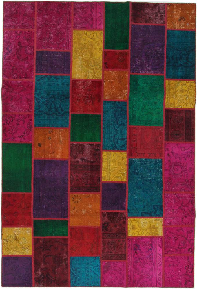 Tapete persa Patchwork 299x199 299x199, Tapete persa Atado à mão