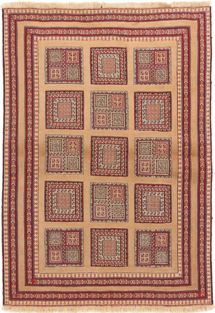 Tapete persa Kilim Soozani Nimbaft 166x118 166x118, Tapete persa Tecido à mão