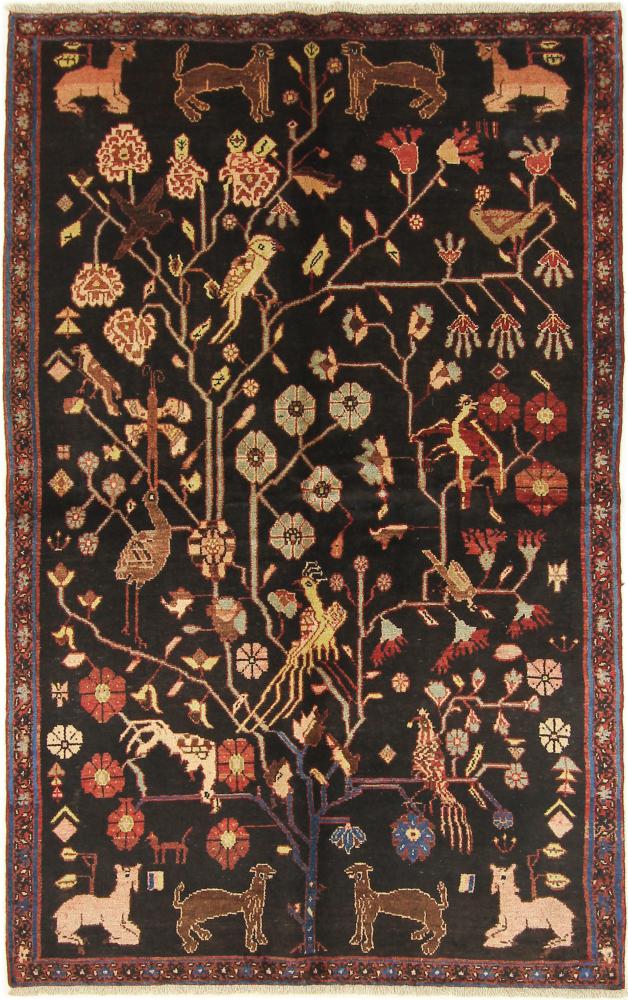 Tapis persan Nahavand 217x135 217x135, Tapis persan Noué à la main