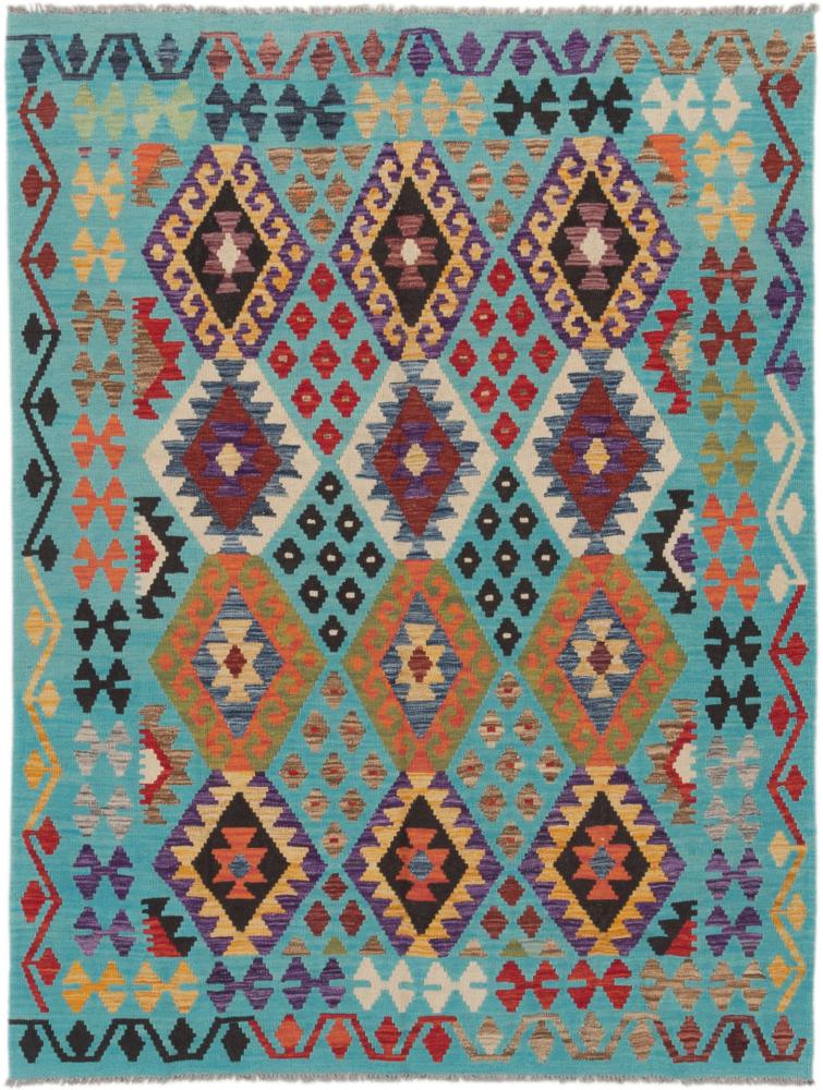 Tapete afegão Kilim Afegão Heritage 202x155 202x155, Tapete persa Tecido à mão