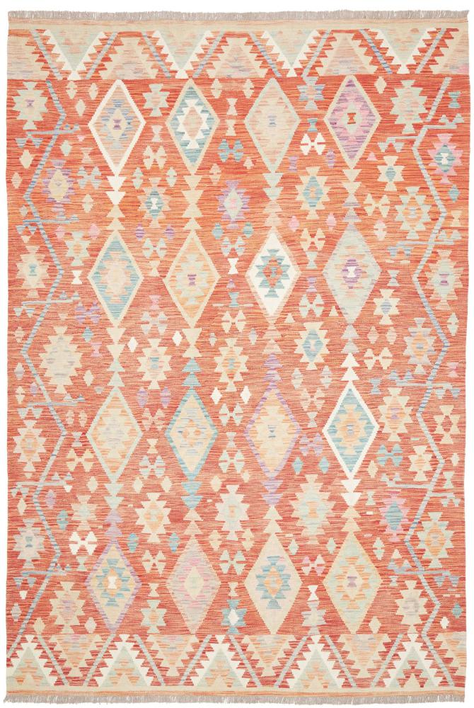 Afghaans tapijt Kilim Afghan 295x200 295x200, Perzisch tapijt Handgeweven