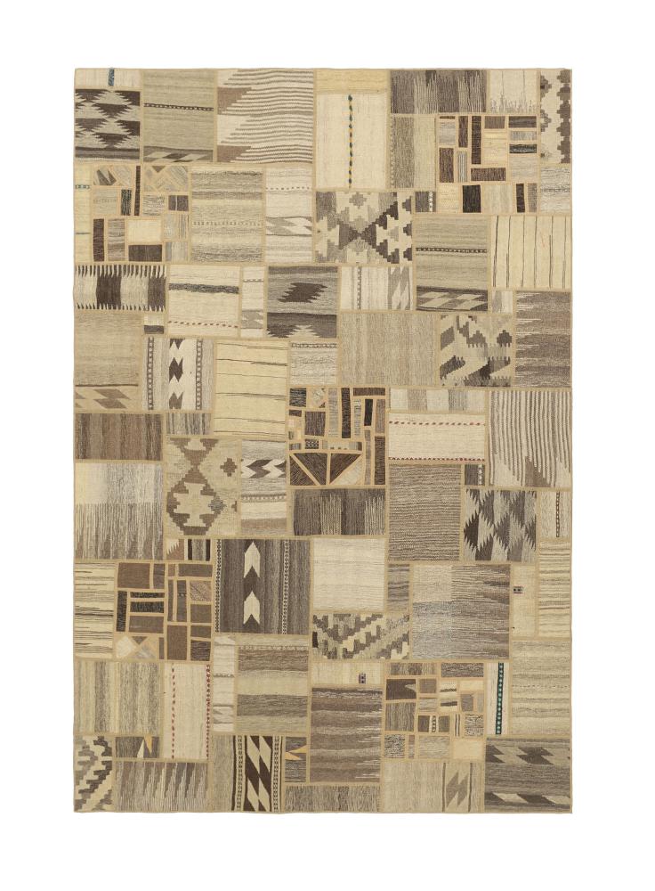 Persian Rug Kilim Patchwork 301x199 301x199, Persian Rug Woven by hand