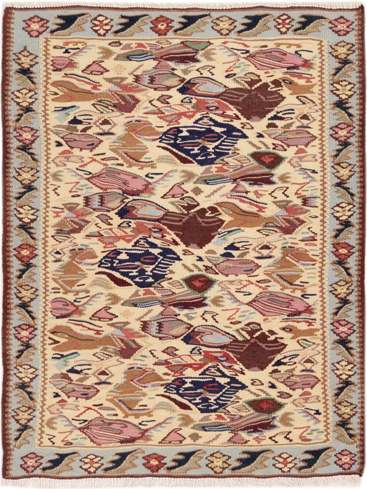 Tapete persa Kilim Senneh 82x62 82x62, Tapete persa Atado à mão