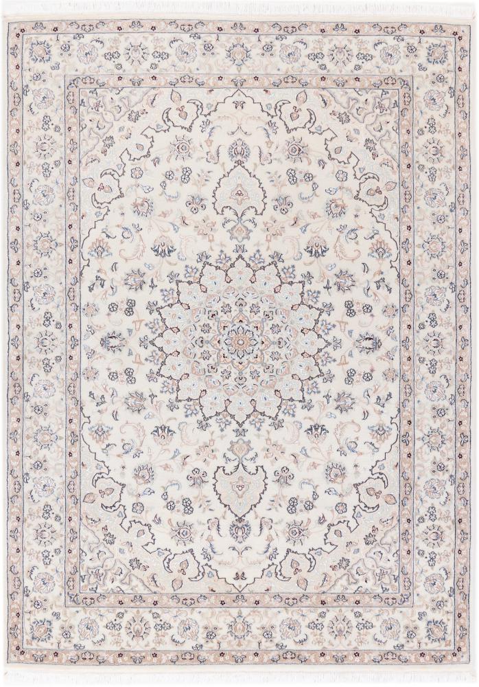 Tapis persan Naïn 9La 238x171 238x171, Tapis persan Noué à la main