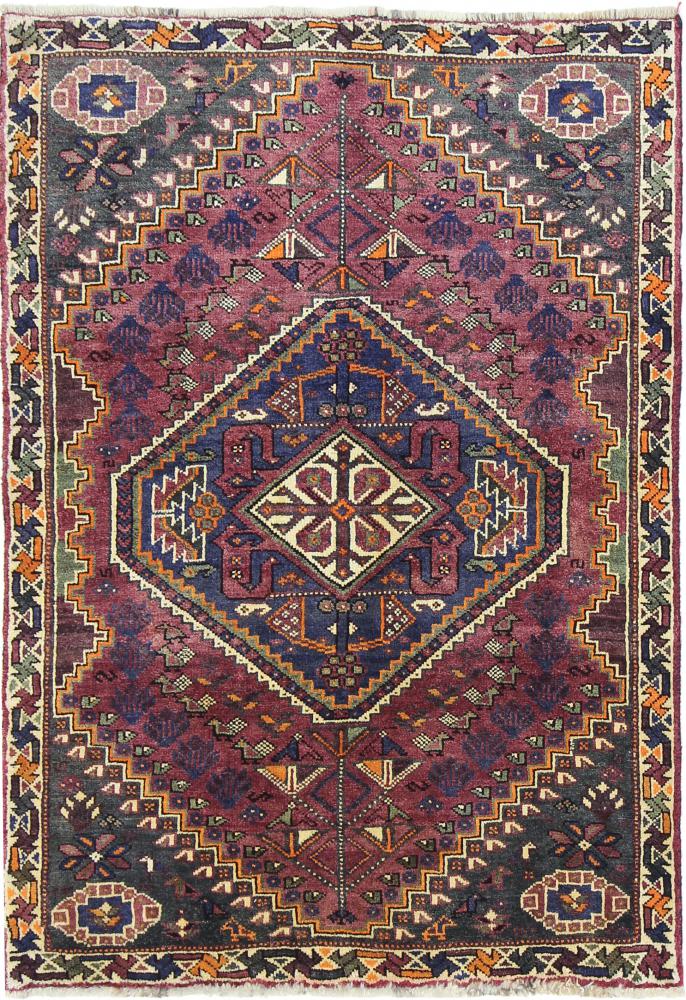 Tapete persa Shiraz 153x107 153x107, Tapete persa Atado à mão