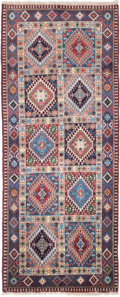 Tapis persan Yalameh 204x82 204x82, Tapis persan Noué à la main