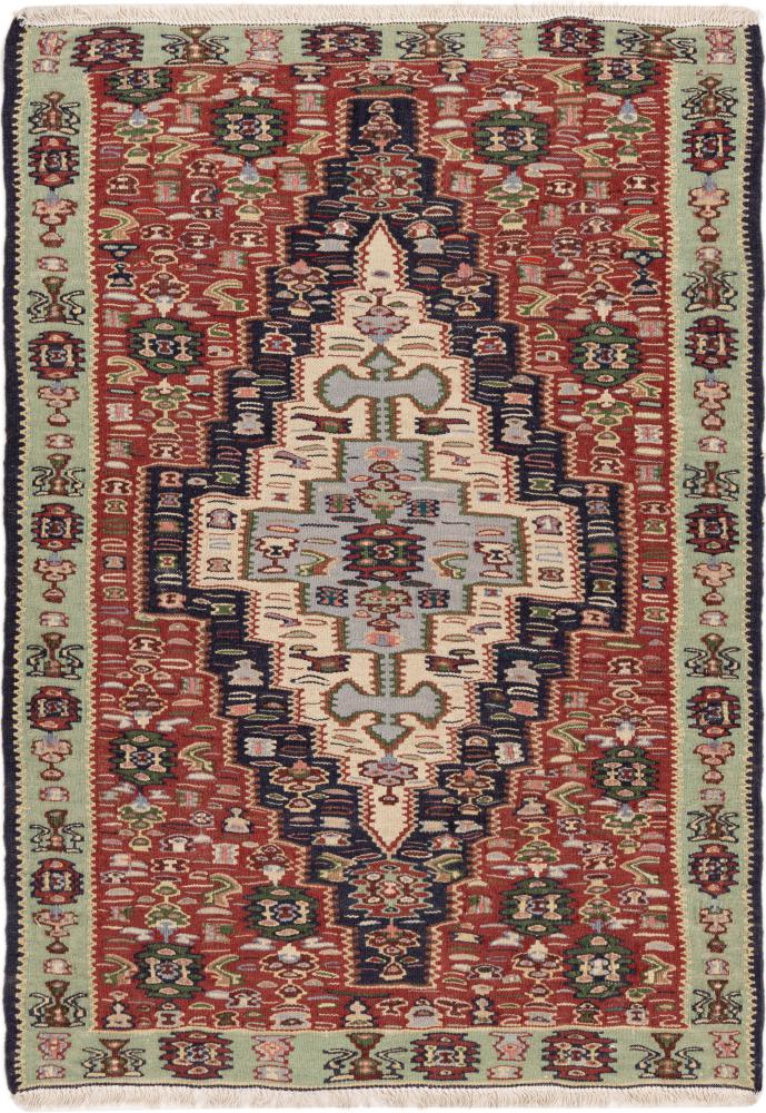 Tapete persa Kilim Senneh 103x69 103x69, Tapete persa Atado à mão