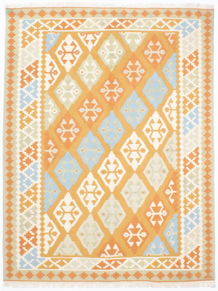 Tapete persa Kilim Fars 198x149 198x149, Tapete persa Tecido à mão