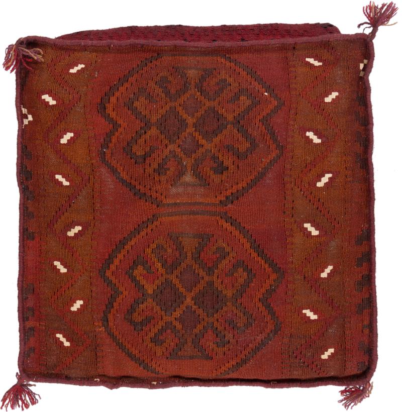 Afghan rug Kilim Afghan Cushion Cover 60x60 60x60, Persian Rug Knotted by hand