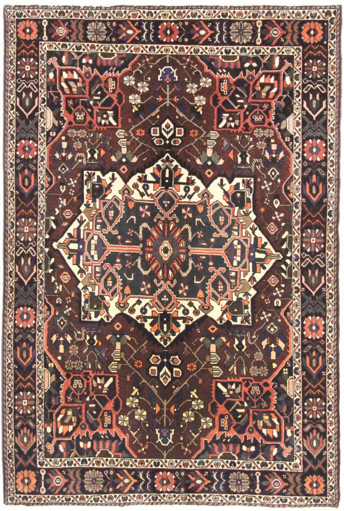 Persisk tæppe Bakhtiar 218x145 218x145, Persisk tæppe Knyttet i hånden