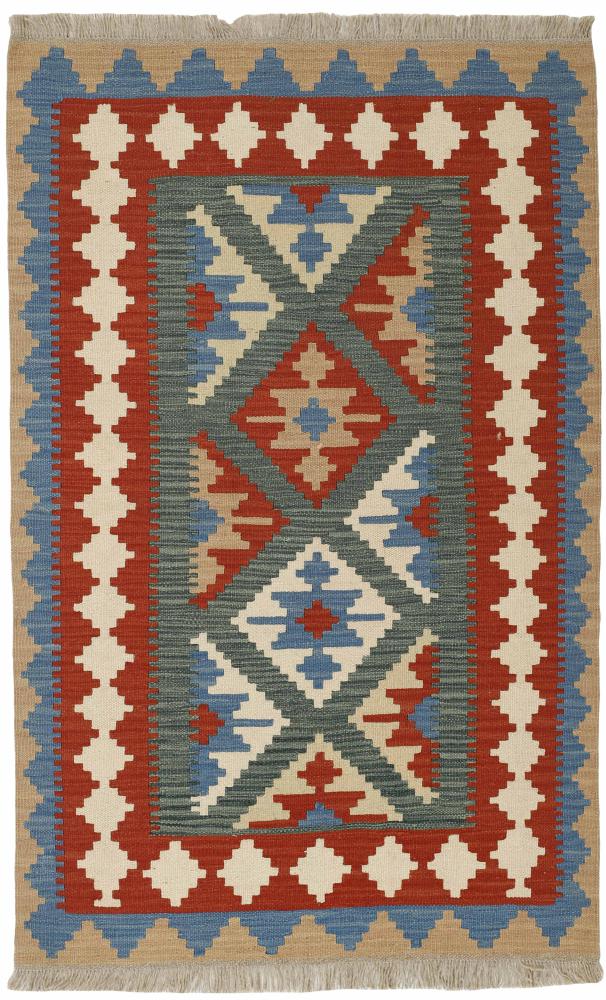 Tapete persa Kilim Fars 158x102 158x102, Tapete persa Tecido à mão