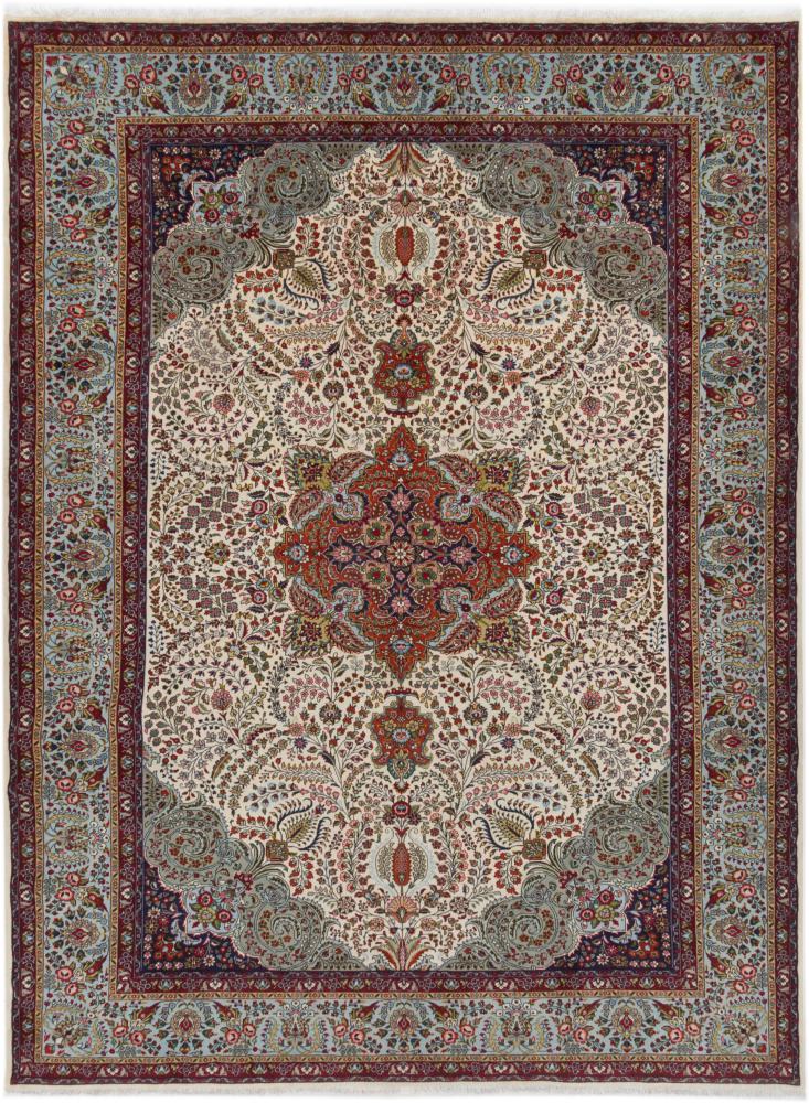 Tapete persa Tabriz 385x290 385x290, Tapete persa Atado à mão