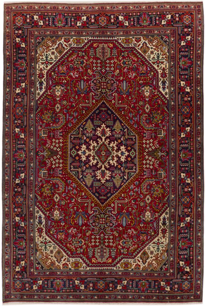 Tapete persa Tabriz 291x201 291x201, Tapete persa Atado à mão