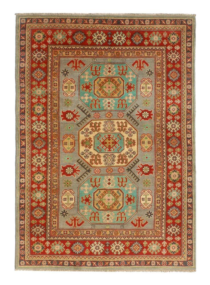 Afghan rug Kazak Ghazni 186x124 186x124, Persian Rug Knotted by hand