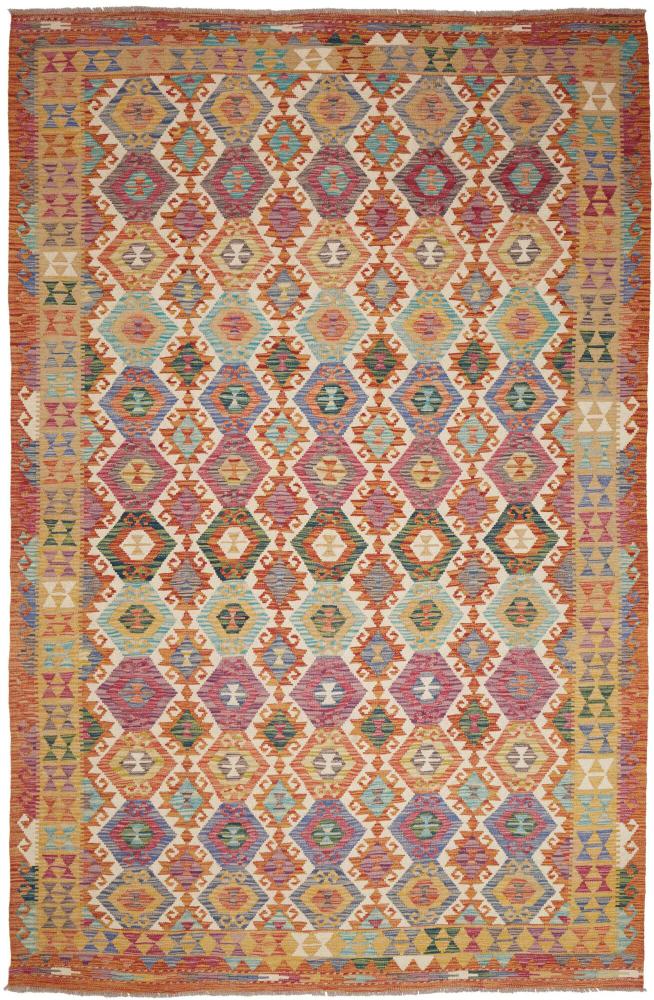 Tapete afegão Kilim Afegão 303x199 303x199, Tapete persa Tecido à mão