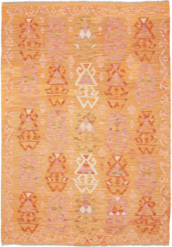 Αφγανικό χαλί Κιλίμ Afghan 184x127 184x127, Περσικό χαλί Οι κόμποι έγιναν με το χέρι