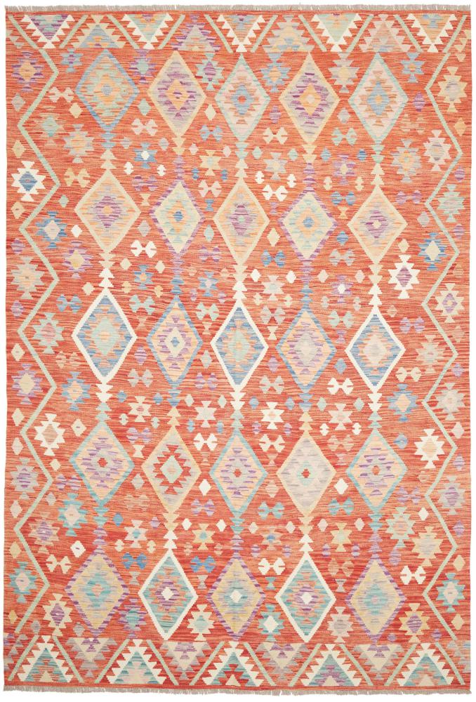 Afghan rug Kilim Afghan 9'10"x6'8" 9'10"x6'8", Persian rug Handwoven