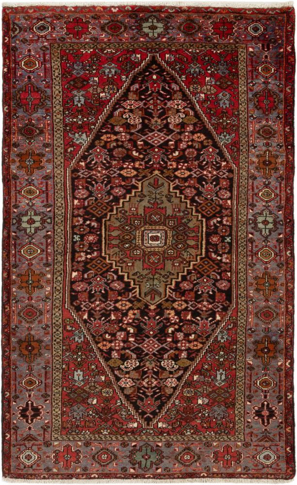 Persisk tæppe Khamseh 221x129 221x129, Persisk tæppe Knyttet i hånden