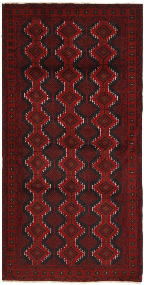 Tappeto persiano Beluch 215x107 215x107, Tappeto persiano Annodato a mano