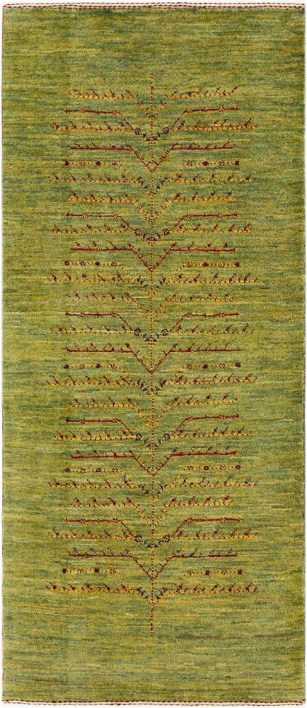 Tapis persan Persan Gabbeh Loribaft Atelier 145x64 145x64, Tapis persan Noué à la main