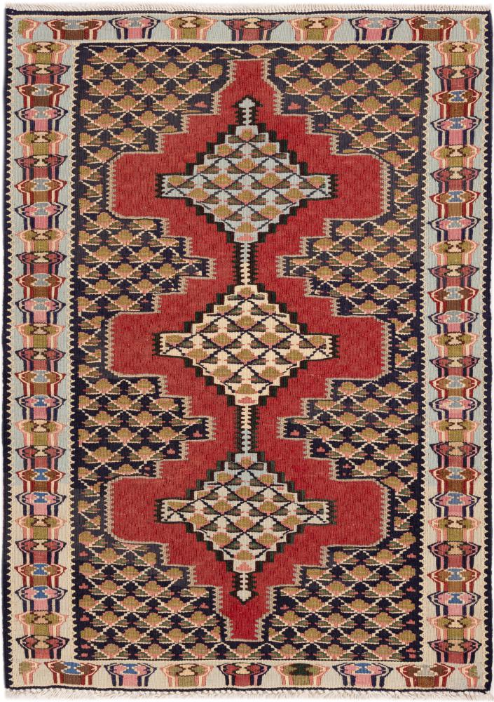 Tapete persa Kilim Senneh 101x72 101x72, Tapete persa Atado à mão