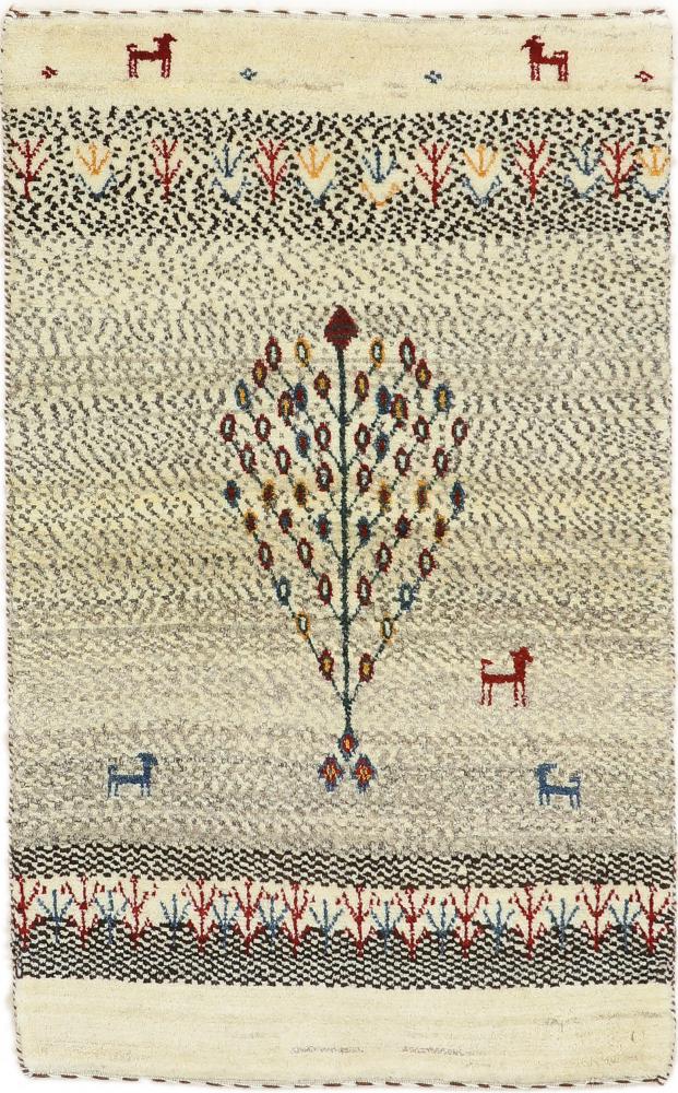 Perzsa szőnyeg Perzsa Gabbeh Loribaft Nature 3'0"x1'11" 3'0"x1'11", Perzsa szőnyeg Kézzel csomózva