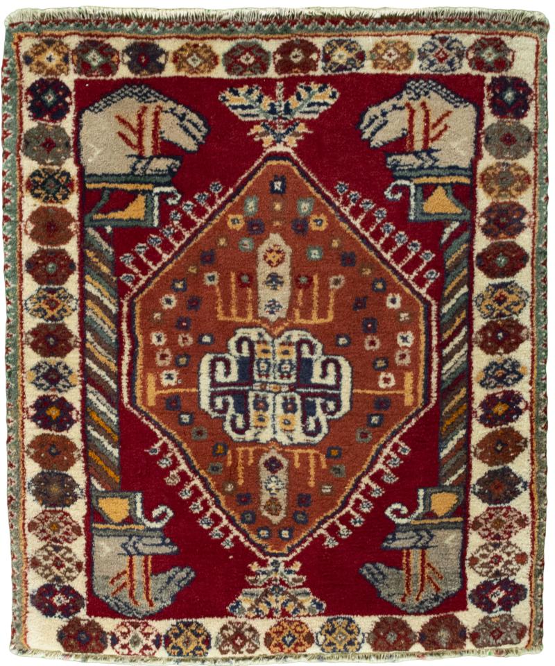 Persian Rug Shiraz 70x61 70x61, Persian Rug Knotted by hand