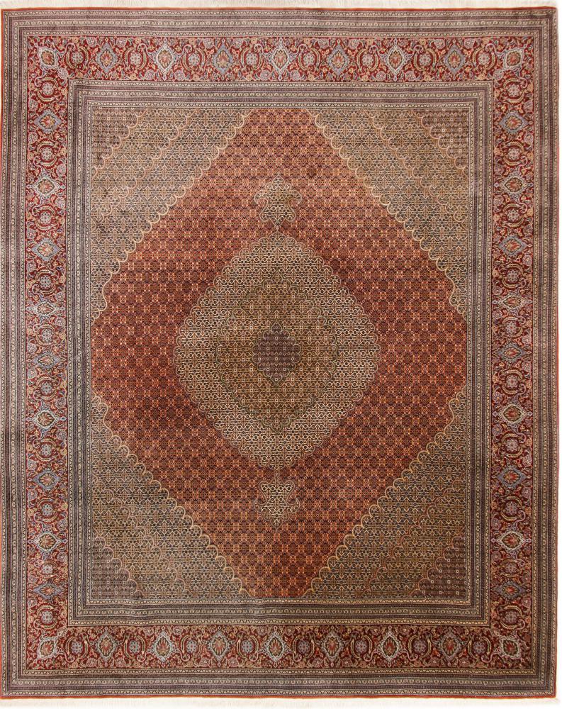 Tapis persan Tabriz Mahi 50Raj 368x297 368x297, Tapis persan Noué à la main