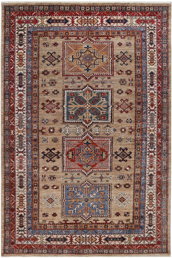 Tapis pakistanais Kazak 255x170 255x170, Tapis persan Noué à la main