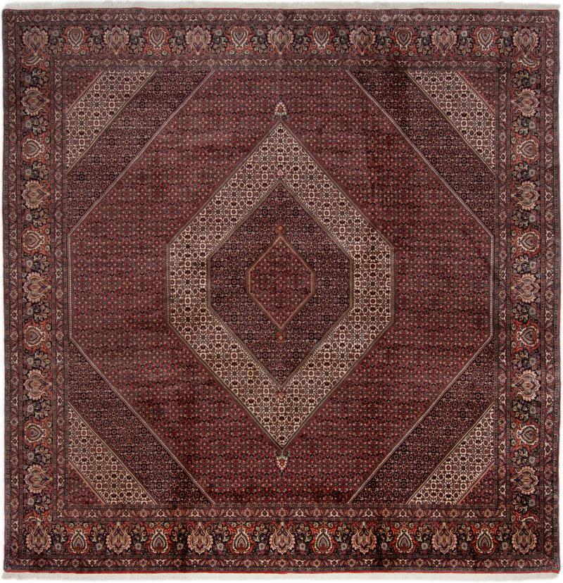 Alfombra persa Bidjar 360x356 360x356, Alfombra persa Anudado a mano