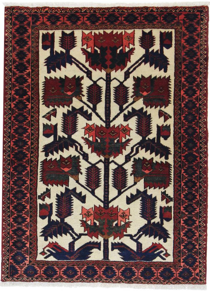 Tapete persa Abadeh 141x106 141x106, Tapete persa Atado à mão