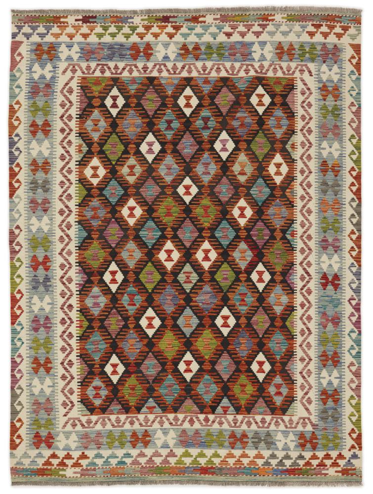 Afghansk teppe Kelim Afghan 239x181 239x181, Persisk teppe Handwoven 