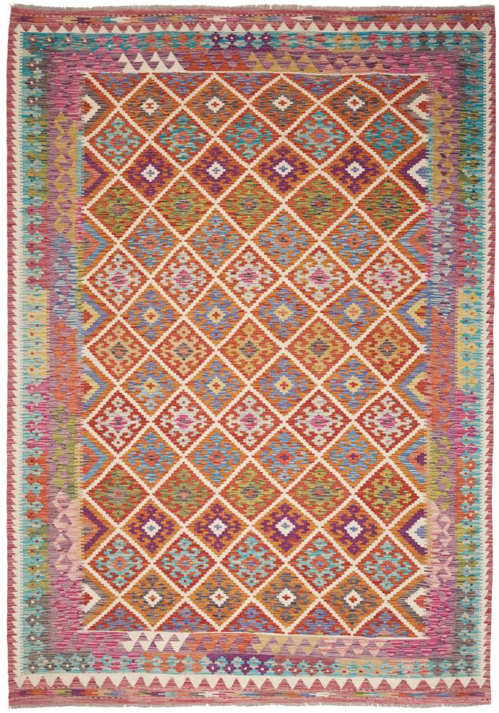 Tapete afegão Kilim Afegão 292x205 292x205, Tapete persa Tecido à mão