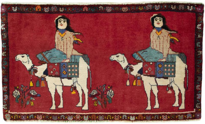 Persian Rug Shiraz 55x97 55x97, Persian Rug Knotted by hand