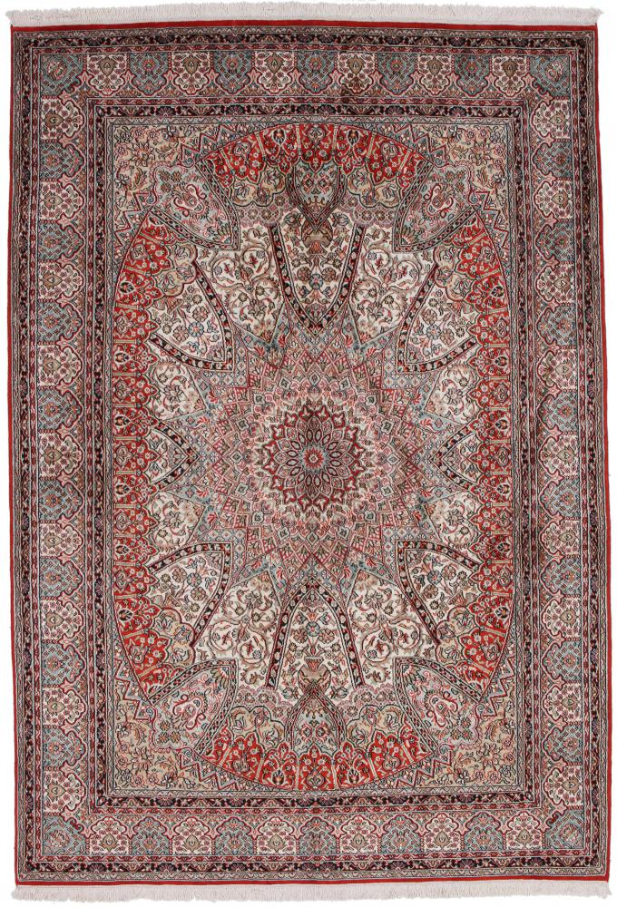 Tapete indiano Kashmir Seda 222x152 222x152, Tapete persa Atado à mão