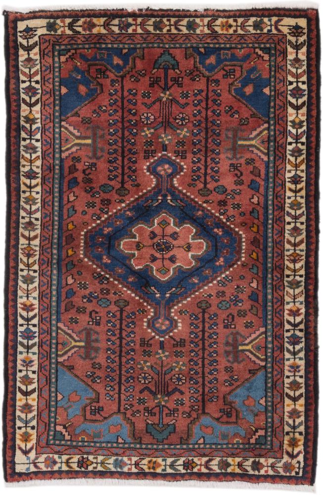 Tapis persan Tuyserkan 119x84 119x84, Tapis persan Noué à la main