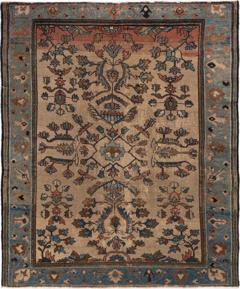 Persisk tæppe Lilian Antikke 180x147 180x147, Persisk tæppe Knyttet i hånden