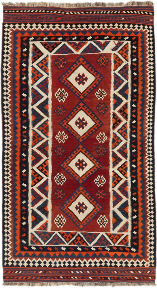 Tapete persa Kilim Fars 275x153 275x153, Tapete persa Tecido à mão