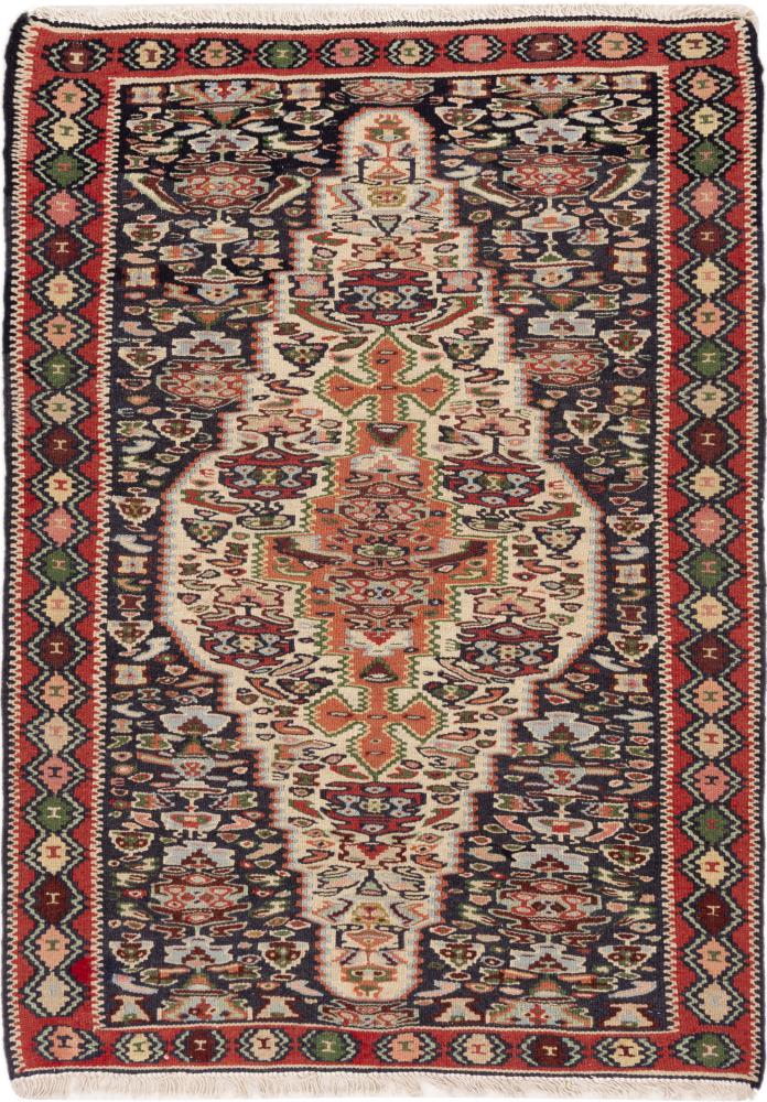 Tapete persa Kilim Senneh 97x69 97x69, Tapete persa Atado à mão