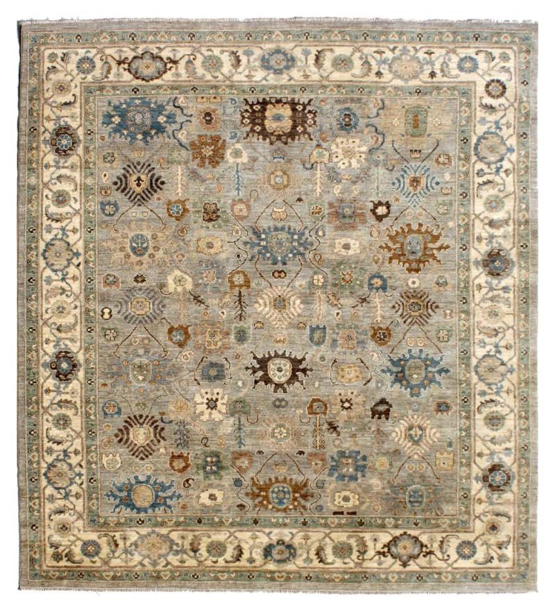 Tapis afghan Usak Ozbeki 297x247 297x247, Tapis persan Noué à la main