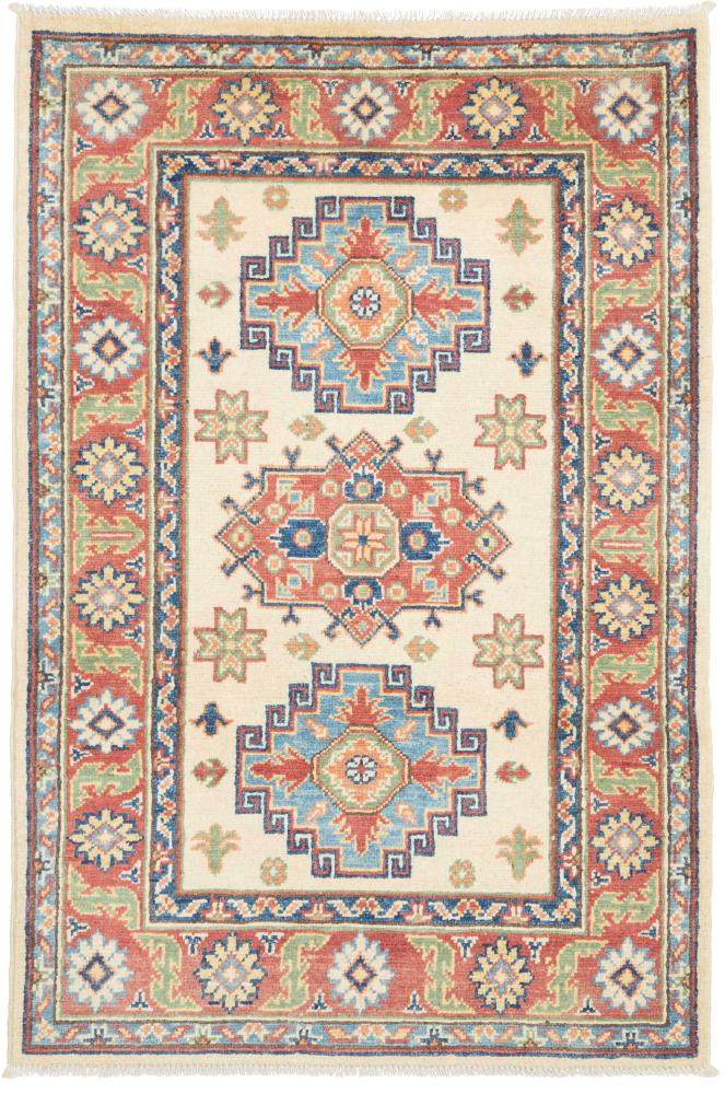 Afghansk teppe Kazak 125x82 125x82, Persisk teppe Knyttet for hånd
