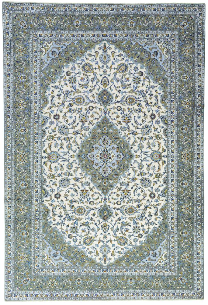 Persian Rug Keshan 13'1"x8'11" 13'1"x8'11", Persian Rug Knotted by hand