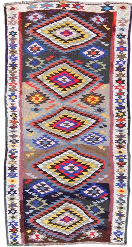 Persisk teppe Kelim Fars Antikke 269x139 269x139, Persisk teppe Handwoven 